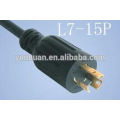 Cerradura de la torcedura de NEMA L7 - 15P moldeados cable